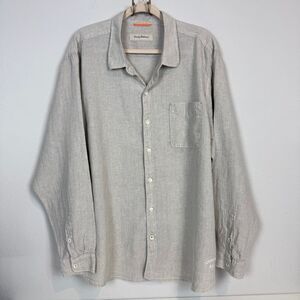 Tommy Bahama Relax Natural Linen Shirt XXL